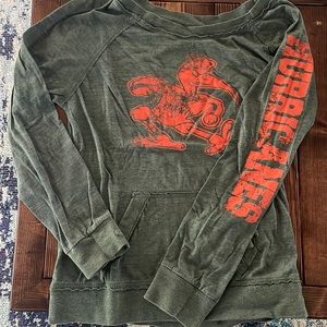 Miami hurricanes long sleeve shirt